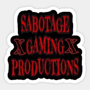 X Sabotage X Sticker